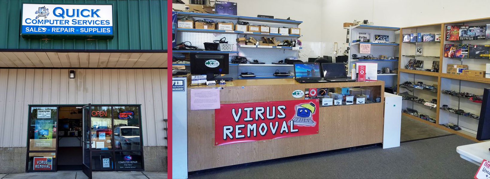 Quick Computer Services storefront